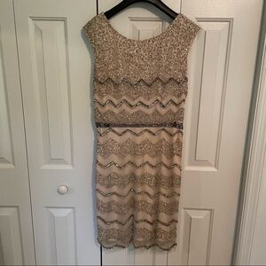 Adrianna Papell beaded dress